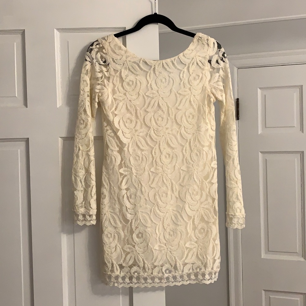 White Lace Nordstrom Dress xs
